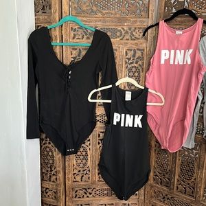 Pink Victoria’s Secret Bodysuits
